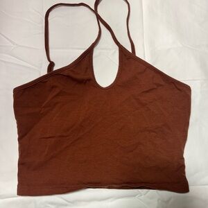 SHEIN Brown Crop Top